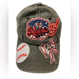Baseball Mama Cap with Patches